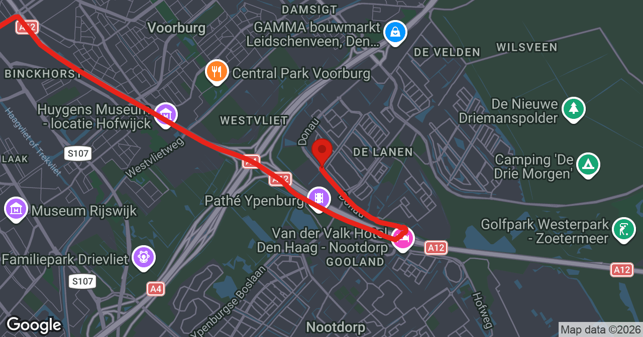Kaart van de meldlocatie