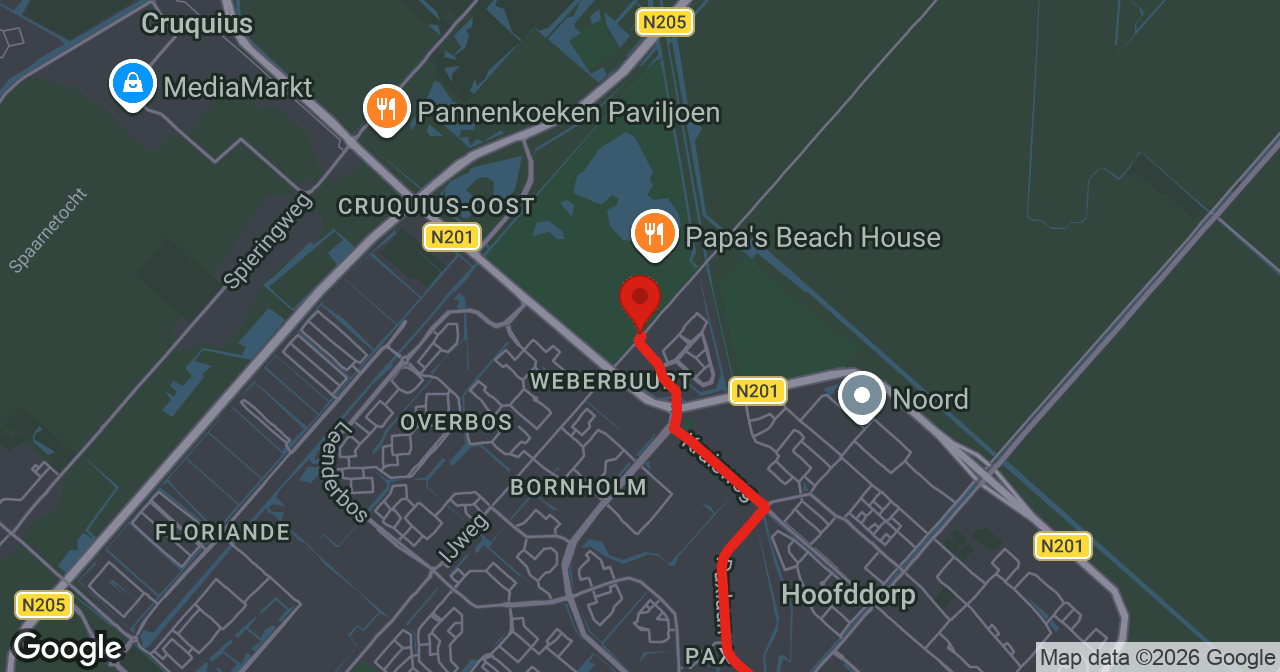 Kaart van de meldlocatie