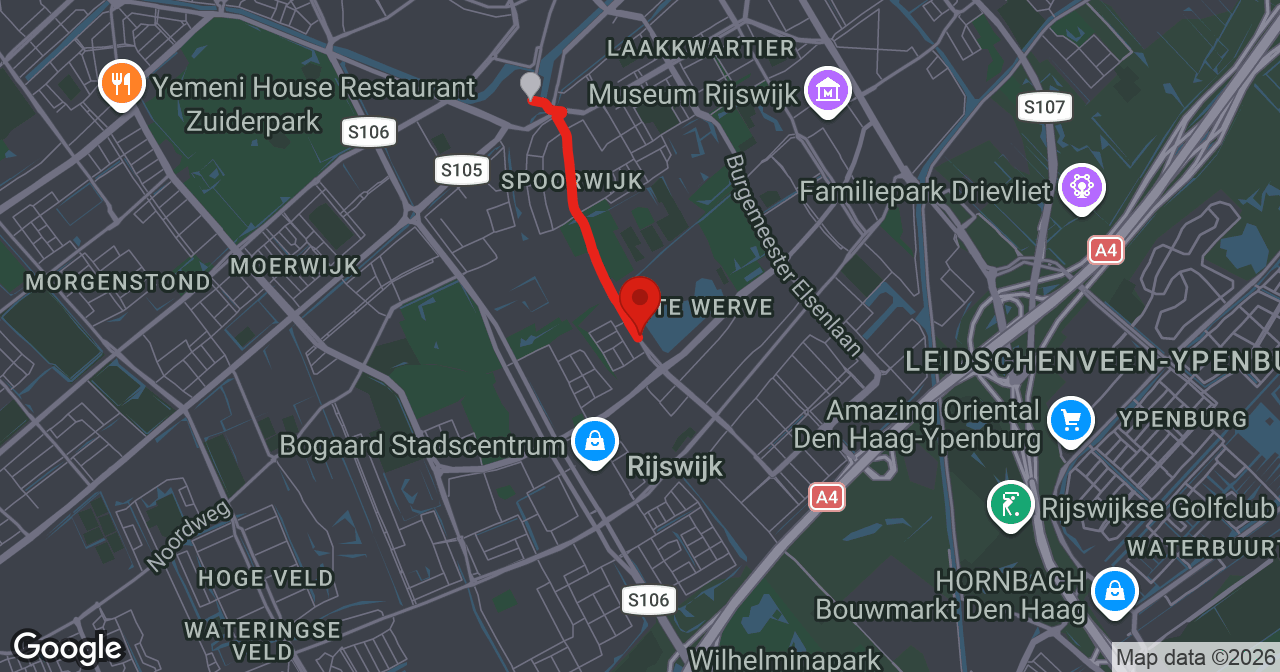 Kaart van de meldlocatie