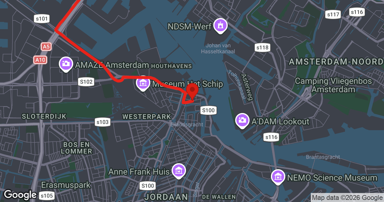 Kaart van de meldlocatie