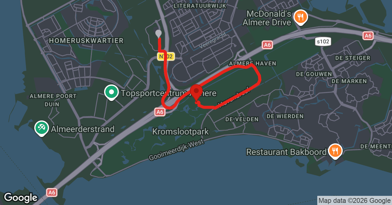 Kaart van de meldlocatie