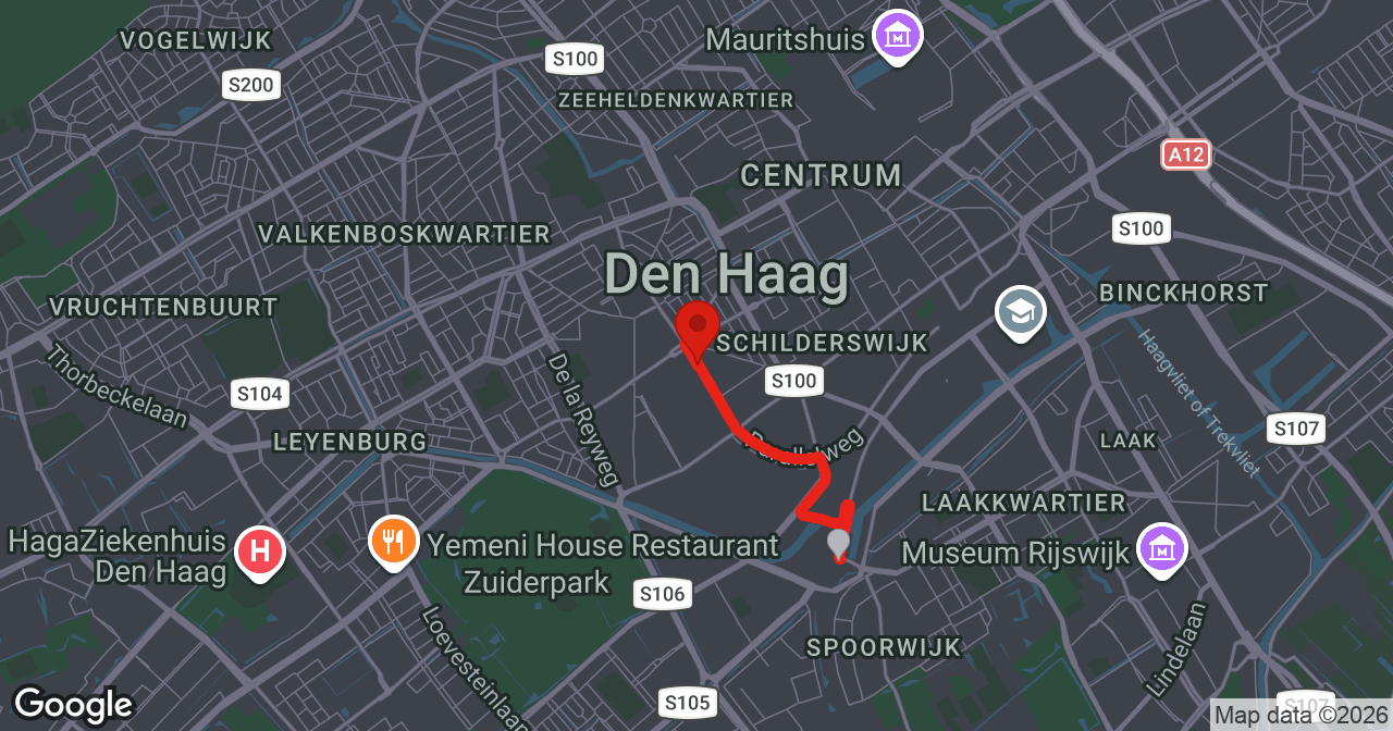 Kaart van de meldlocatie