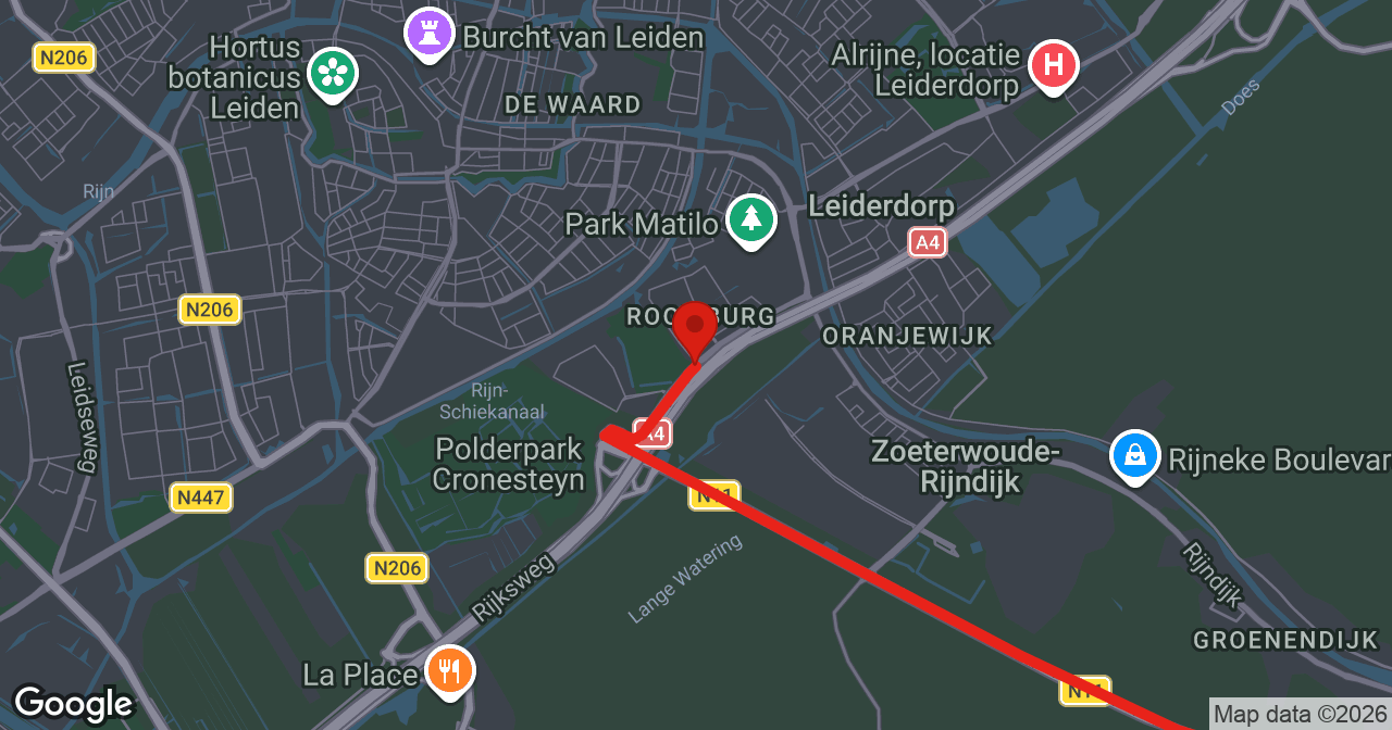 Kaart van de meldlocatie