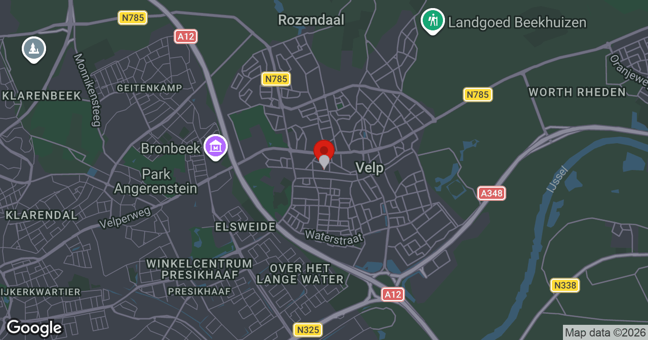 Kaart van de meldlocatie