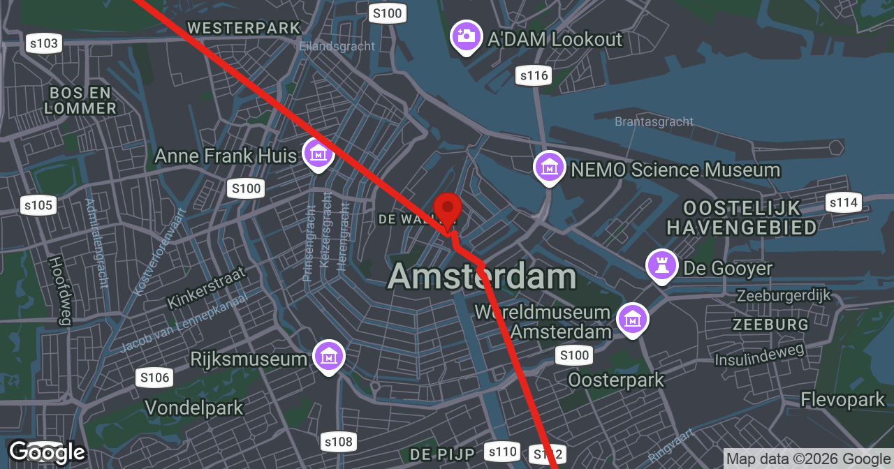 Kaart van de meldlocatie