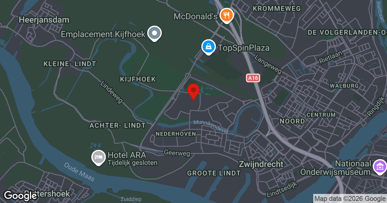 Kaart van de meldlocatie