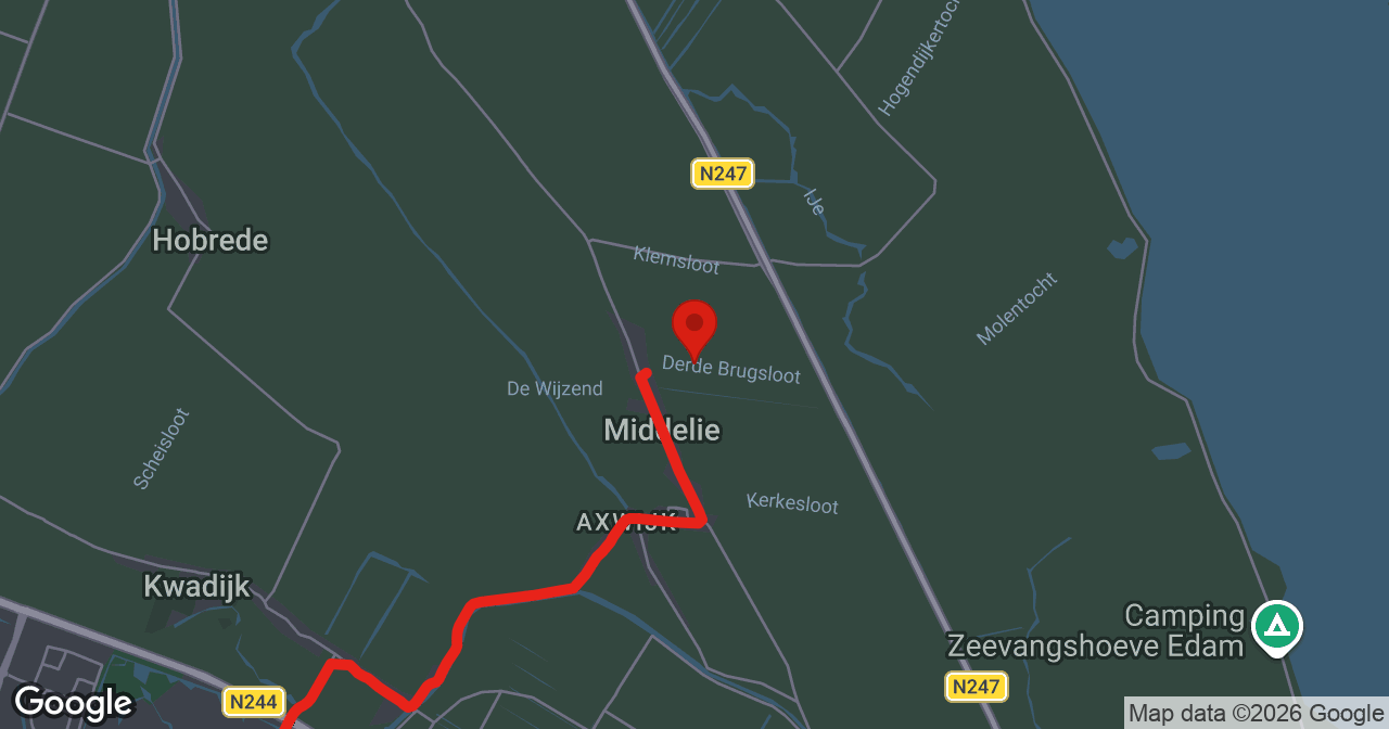 Kaart van de meldlocatie