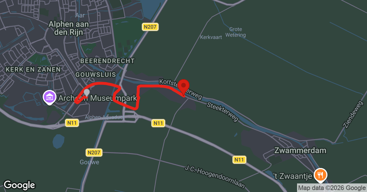 Kaart van de meldlocatie