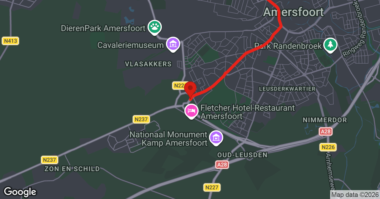 Kaart van de meldlocatie
