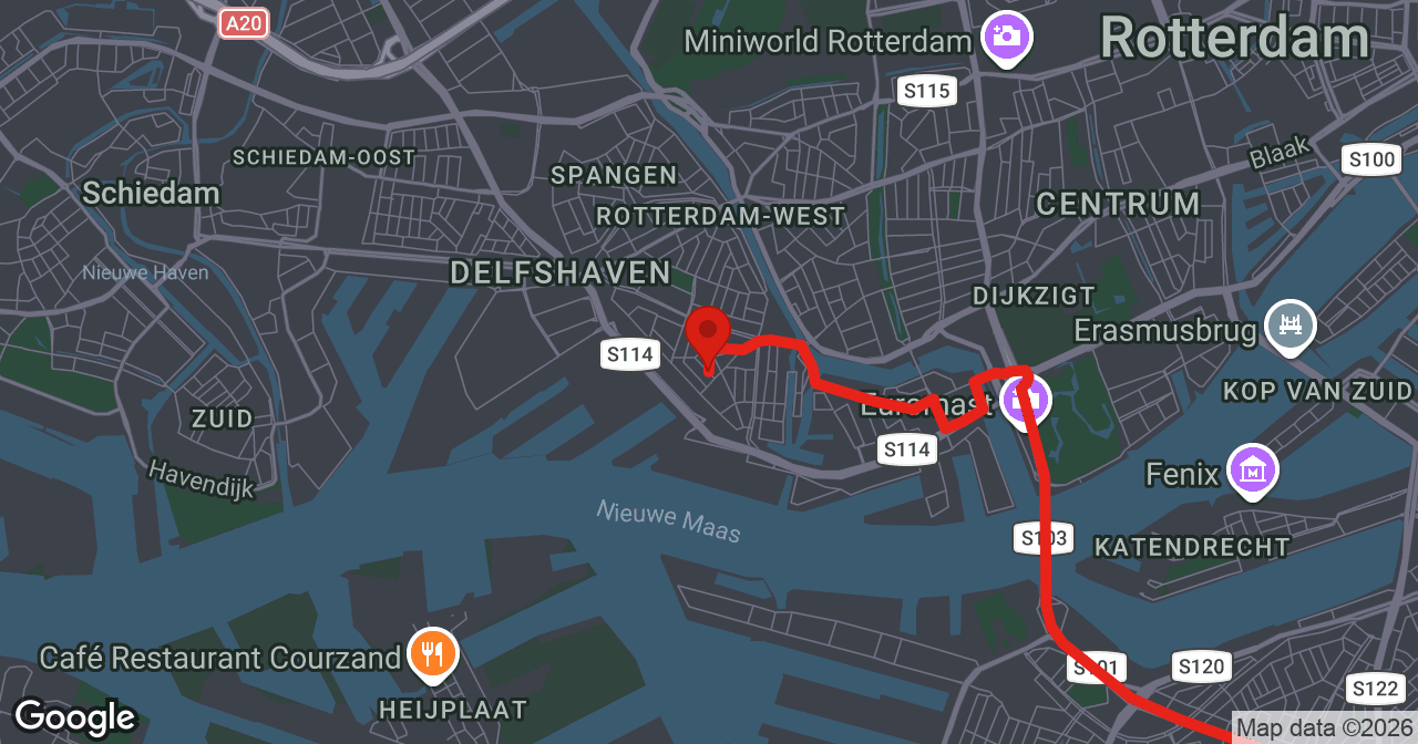 Kaart van de meldlocatie