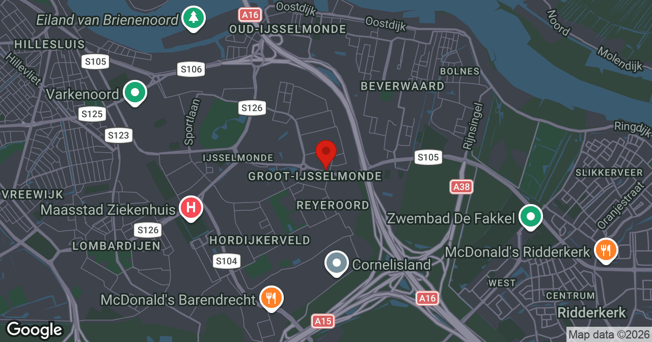 Kaart van de meldlocatie