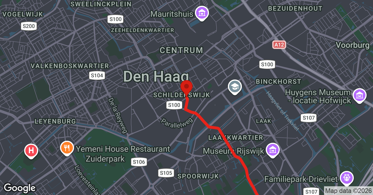Kaart van de meldlocatie
