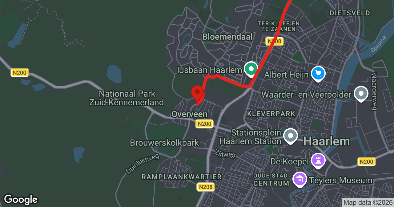 Kaart van de meldlocatie