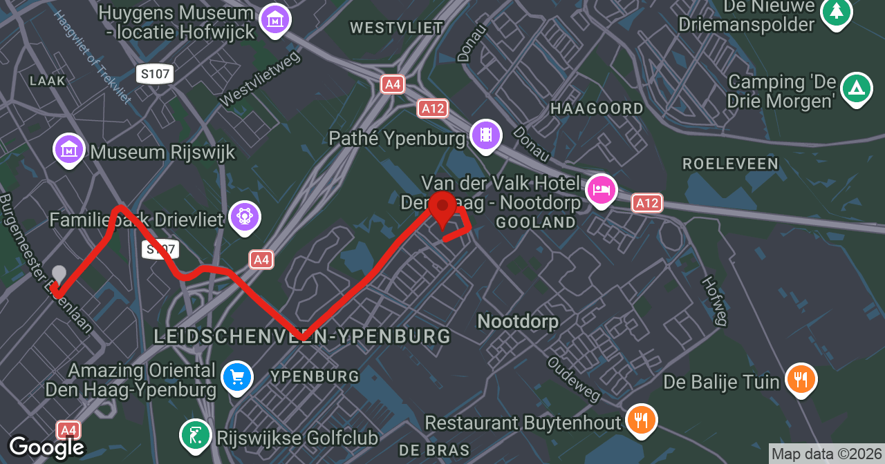 Kaart van de meldlocatie
