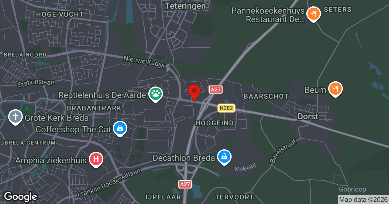 Kaart van de meldlocatie