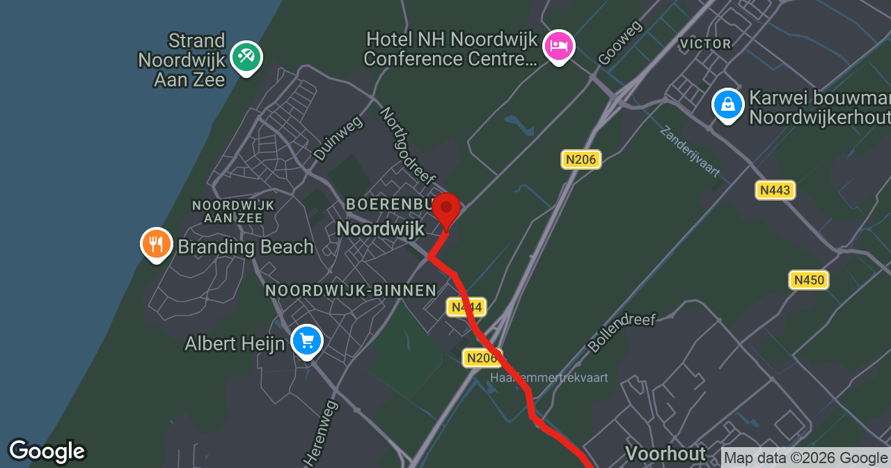 Kaart van de meldlocatie