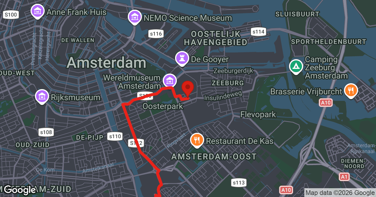 Kaart van de meldlocatie