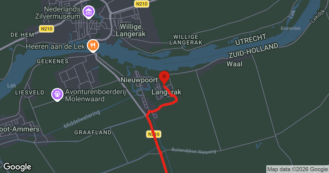 Kaart van de meldlocatie