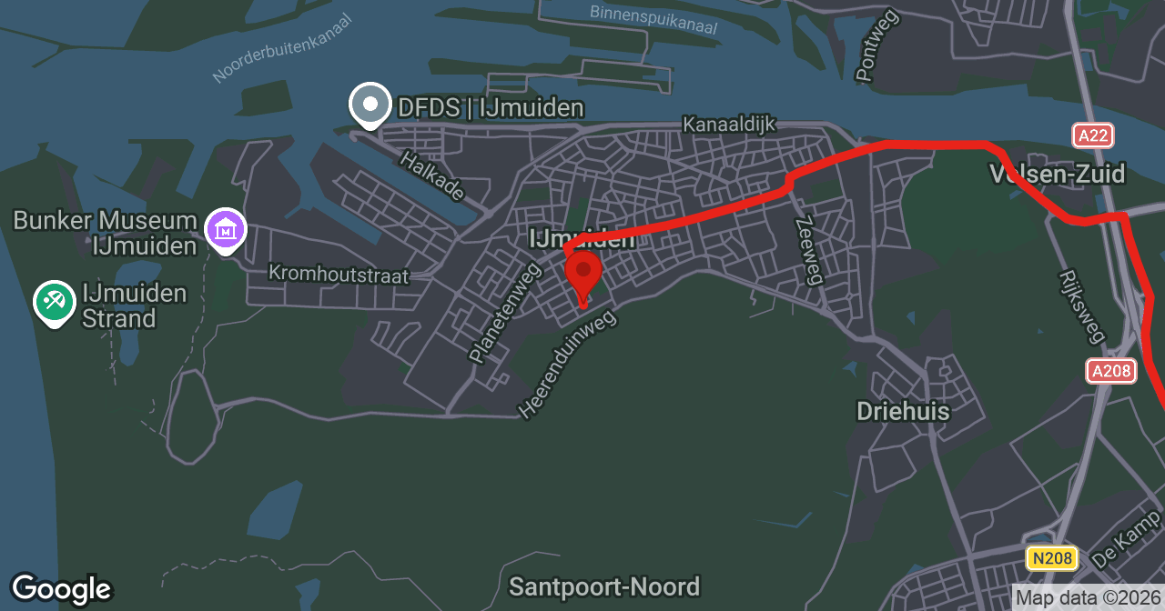 Kaart van de meldlocatie