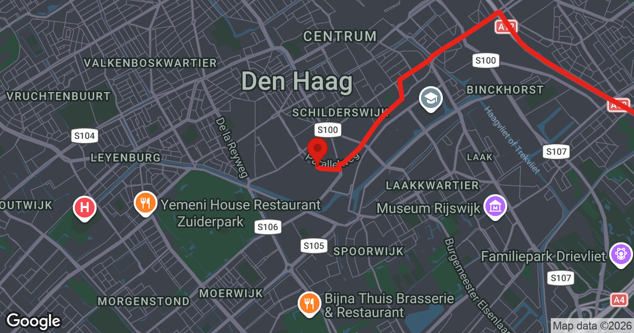 Kaart van de meldlocatie
