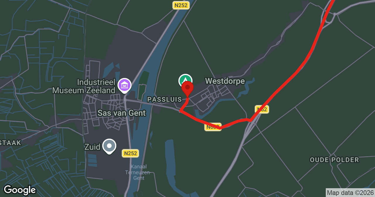 Kaart van de meldlocatie
