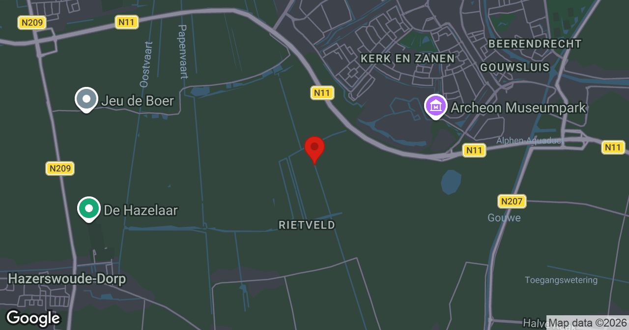 Kaart van de meldlocatie
