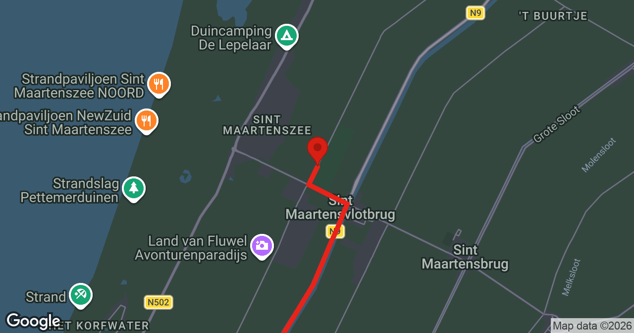 Kaart van de meldlocatie