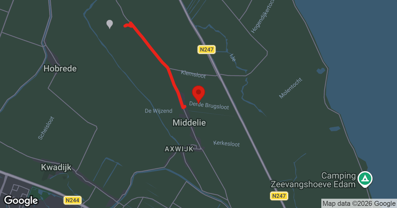 Kaart van de meldlocatie