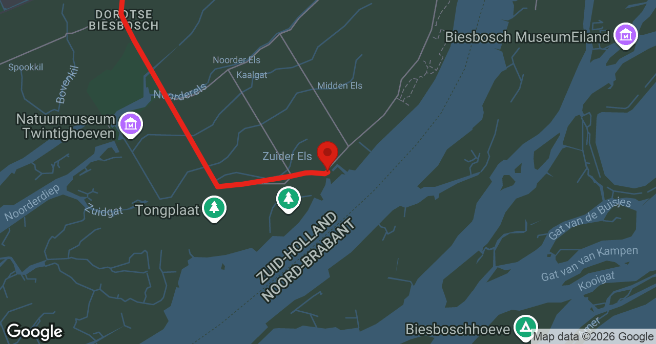 Kaart van de meldlocatie