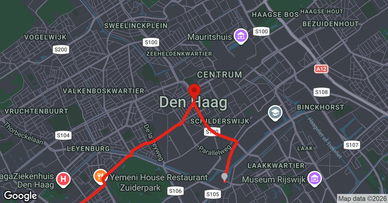 Kaart van de meldlocatie