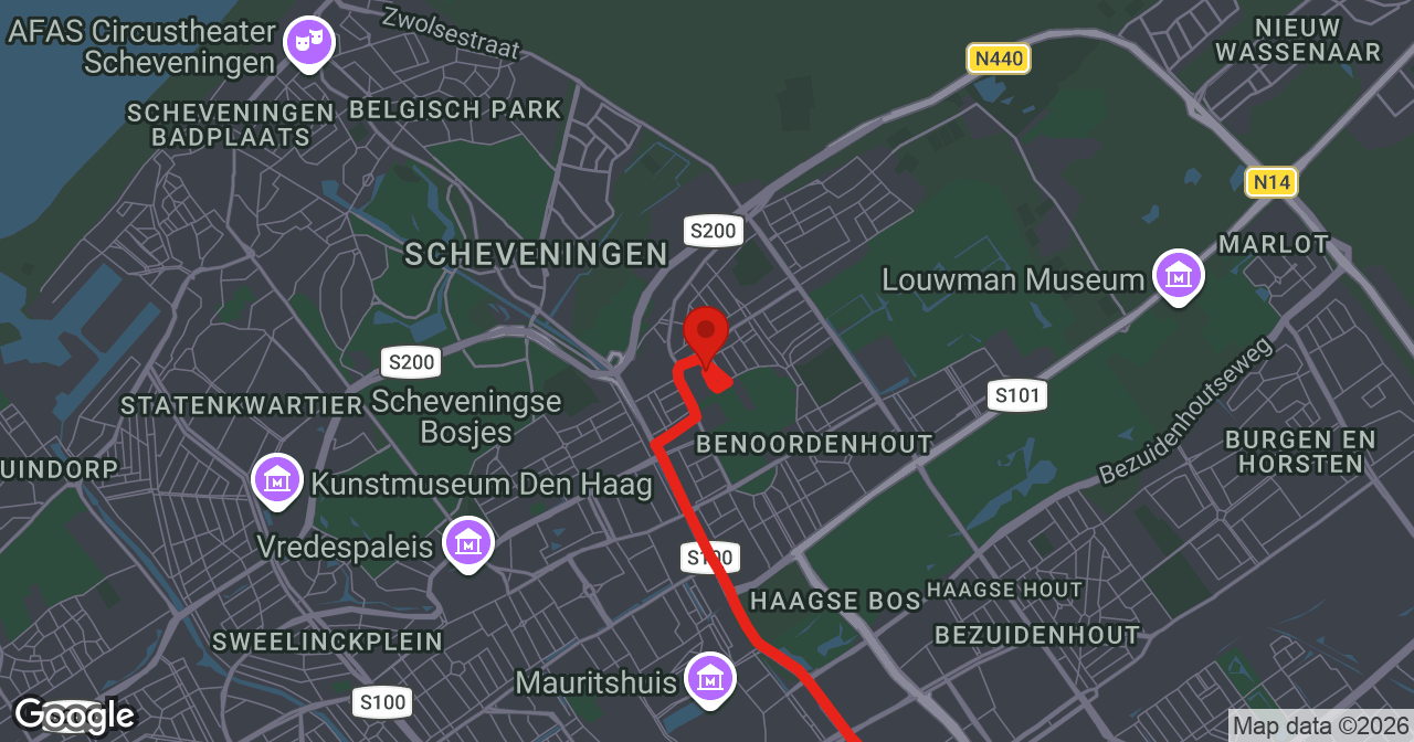 Kaart van de meldlocatie