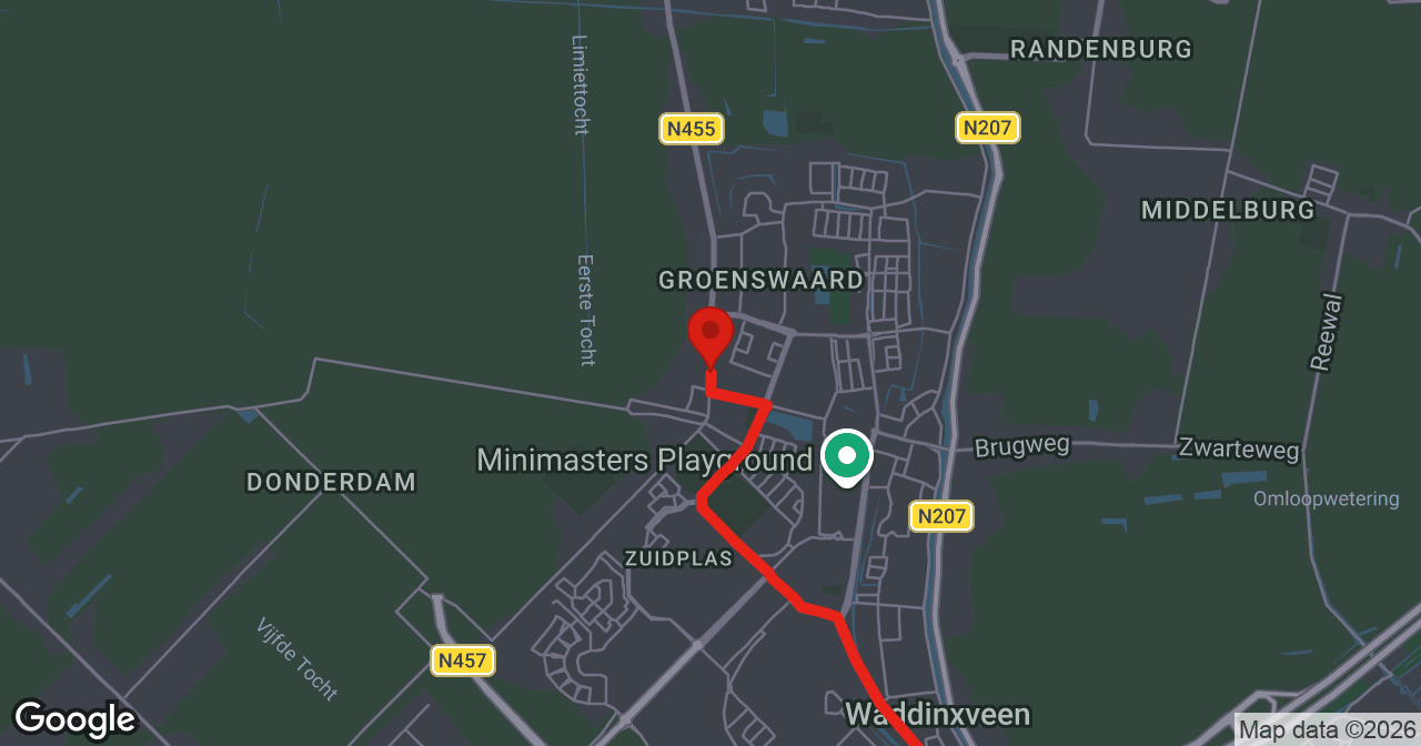 Kaart van de meldlocatie