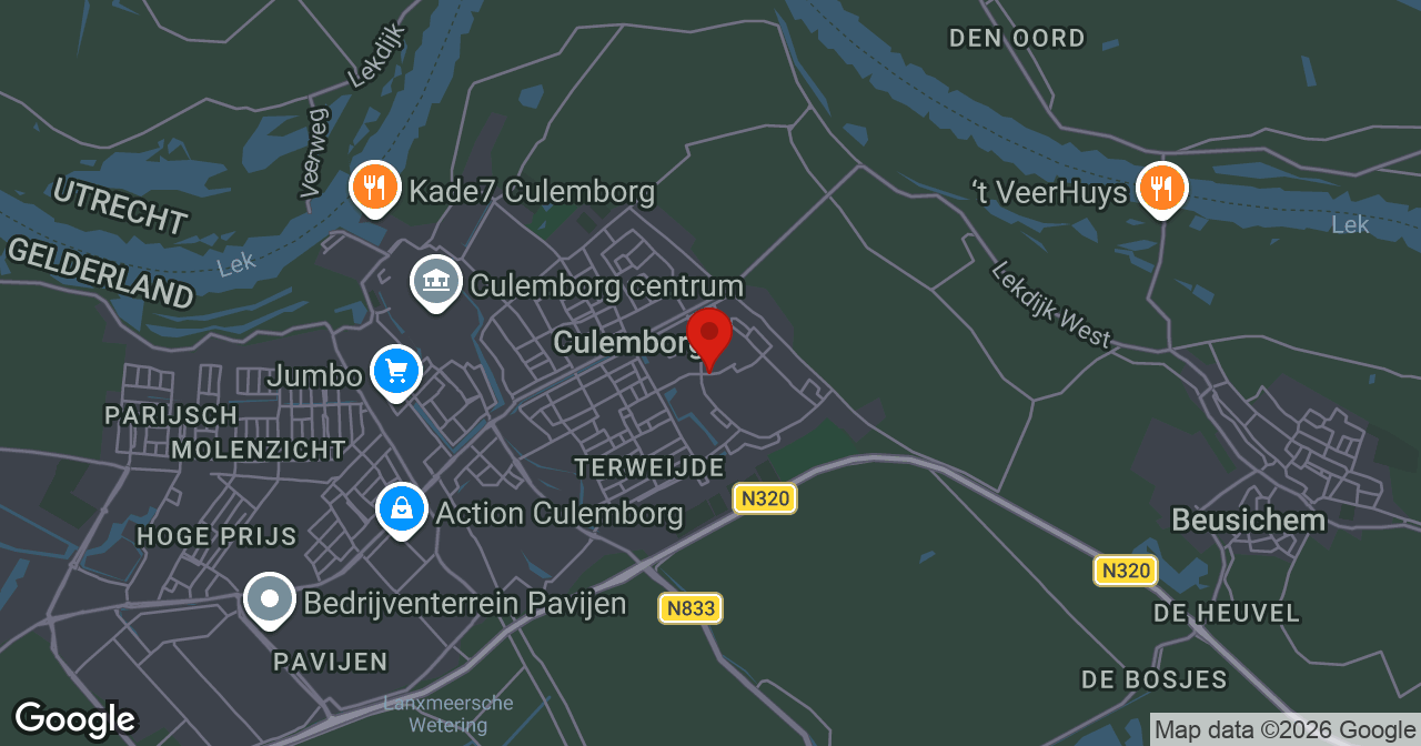 Kaart van de meldlocatie