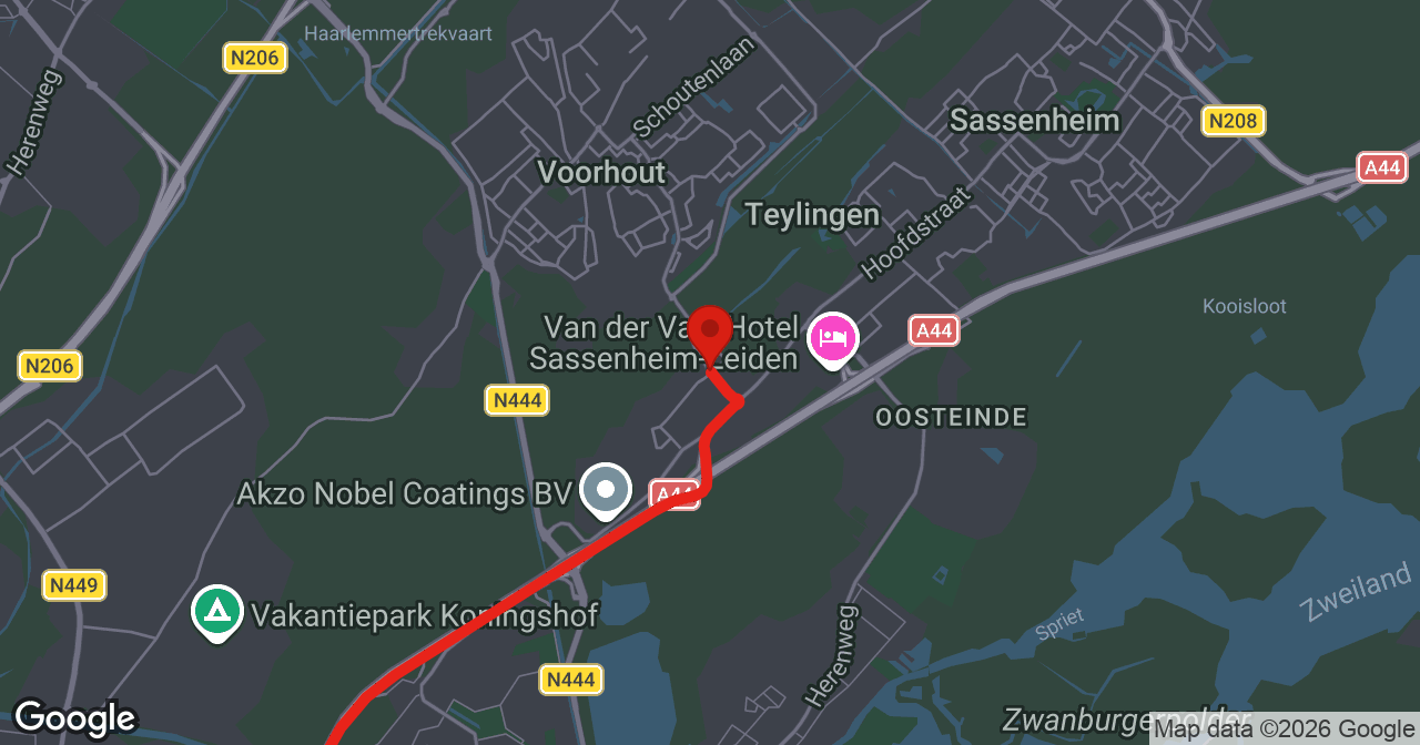 Kaart van de meldlocatie