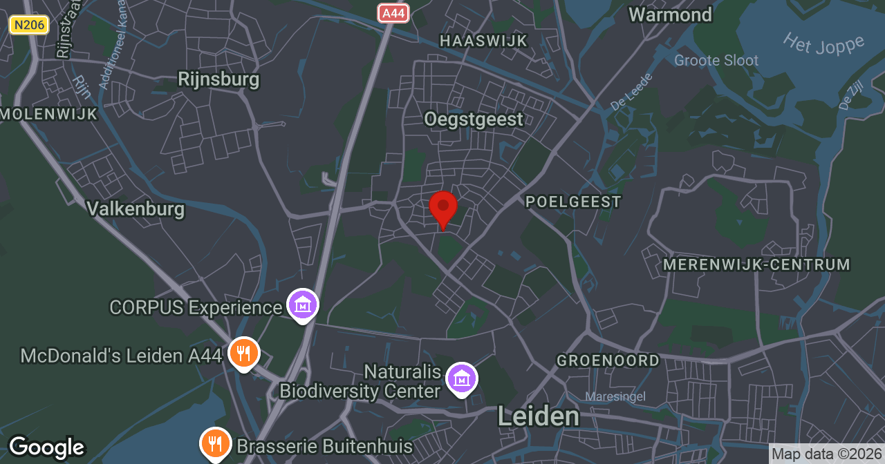 Kaart van de meldlocatie