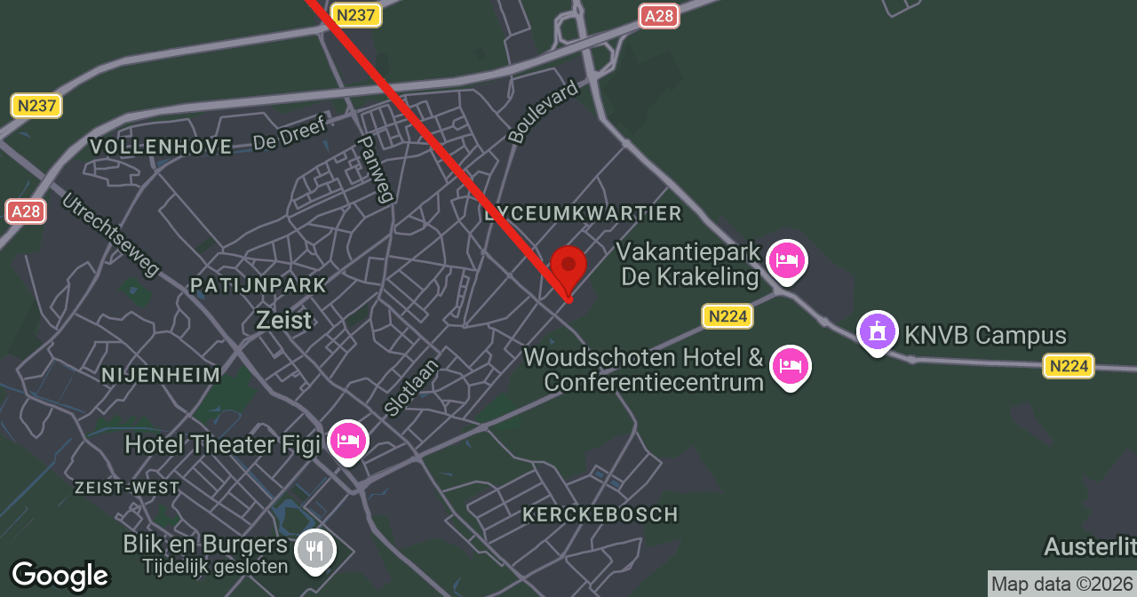 Kaart van de meldlocatie