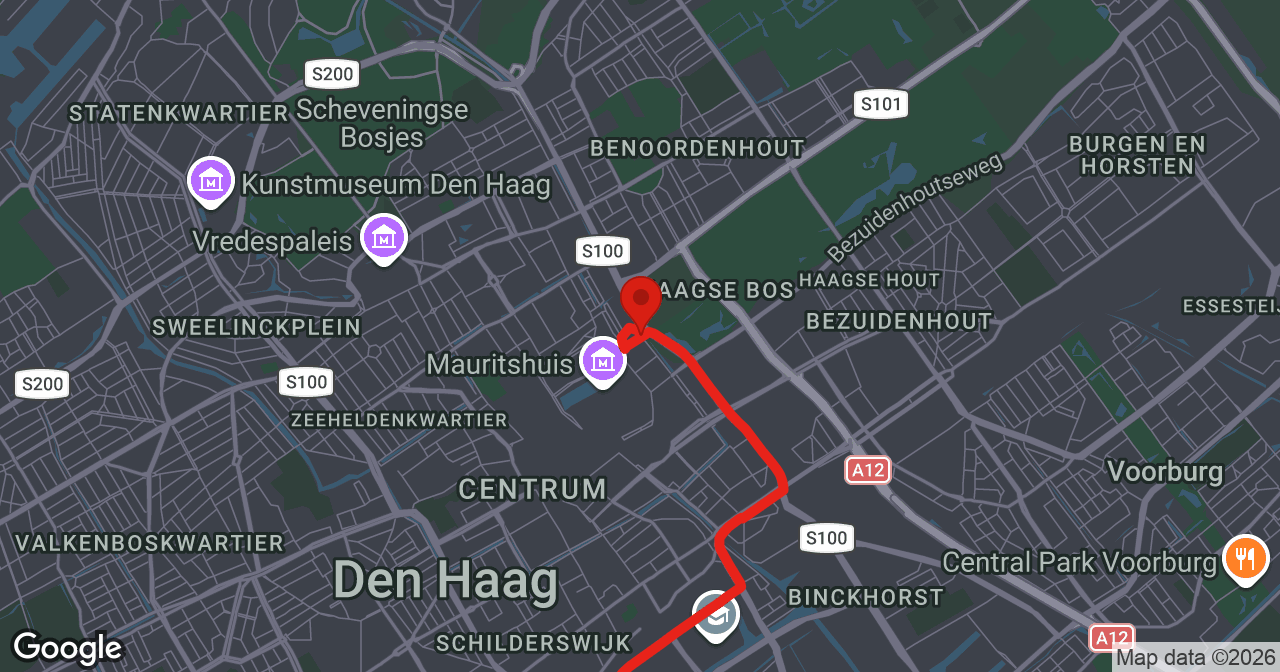 Kaart van de meldlocatie