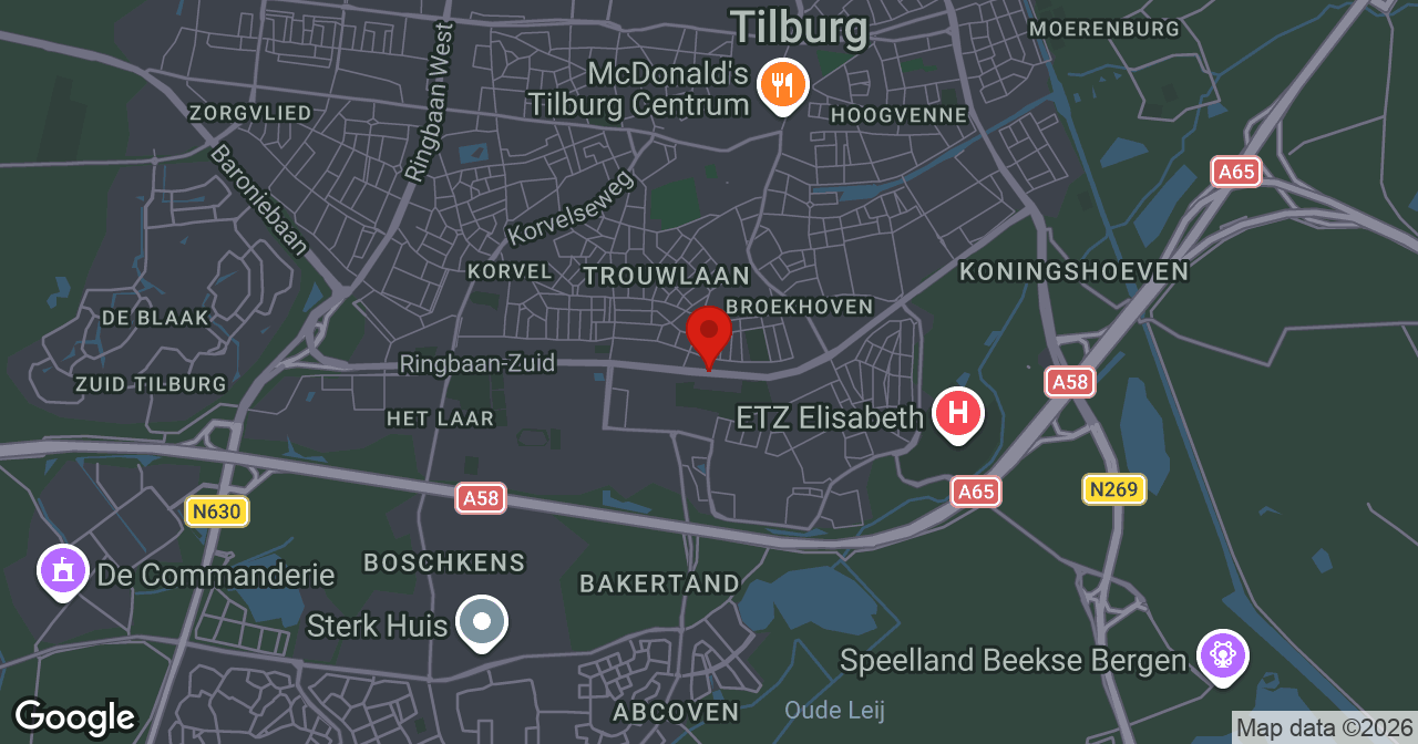 Kaart van de meldlocatie
