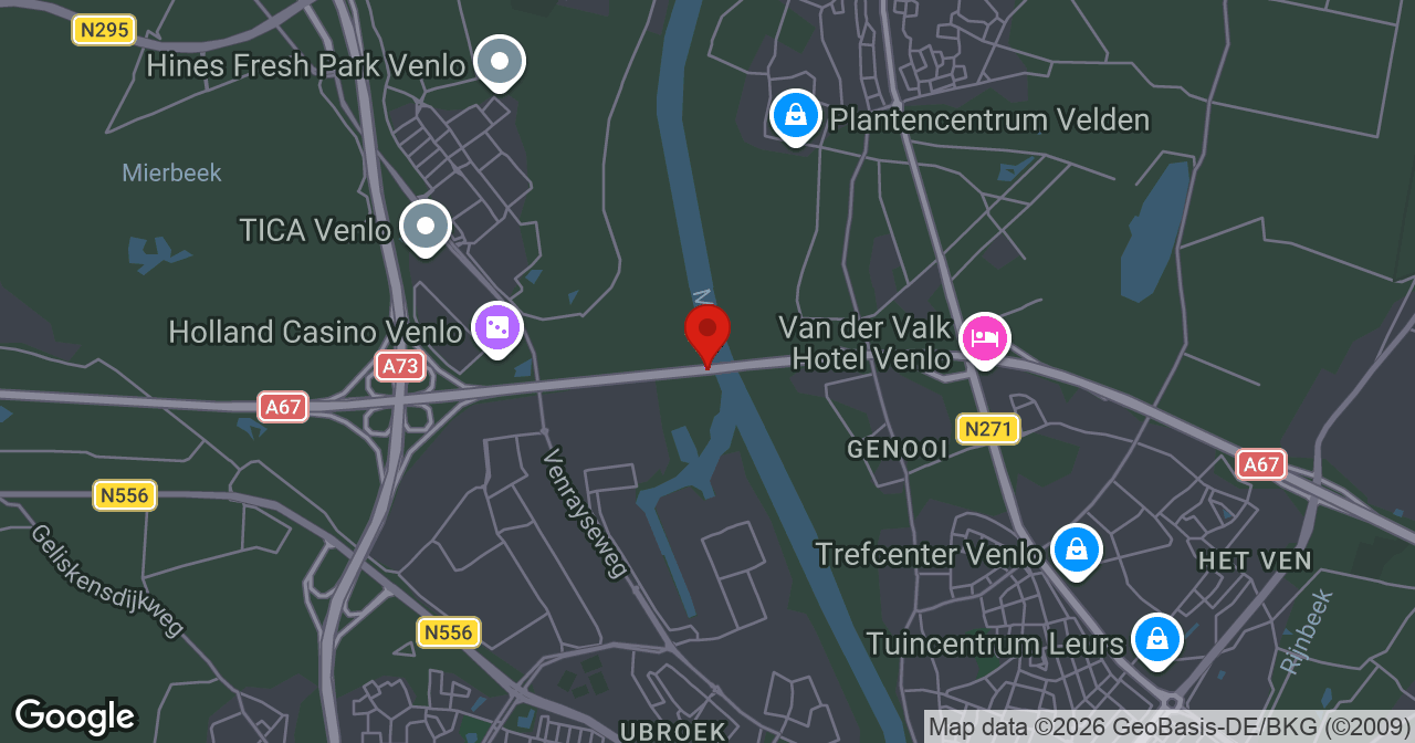 Kaart van de meldlocatie