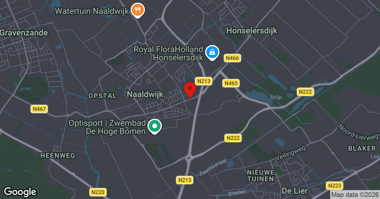 Kaart van de meldlocatie