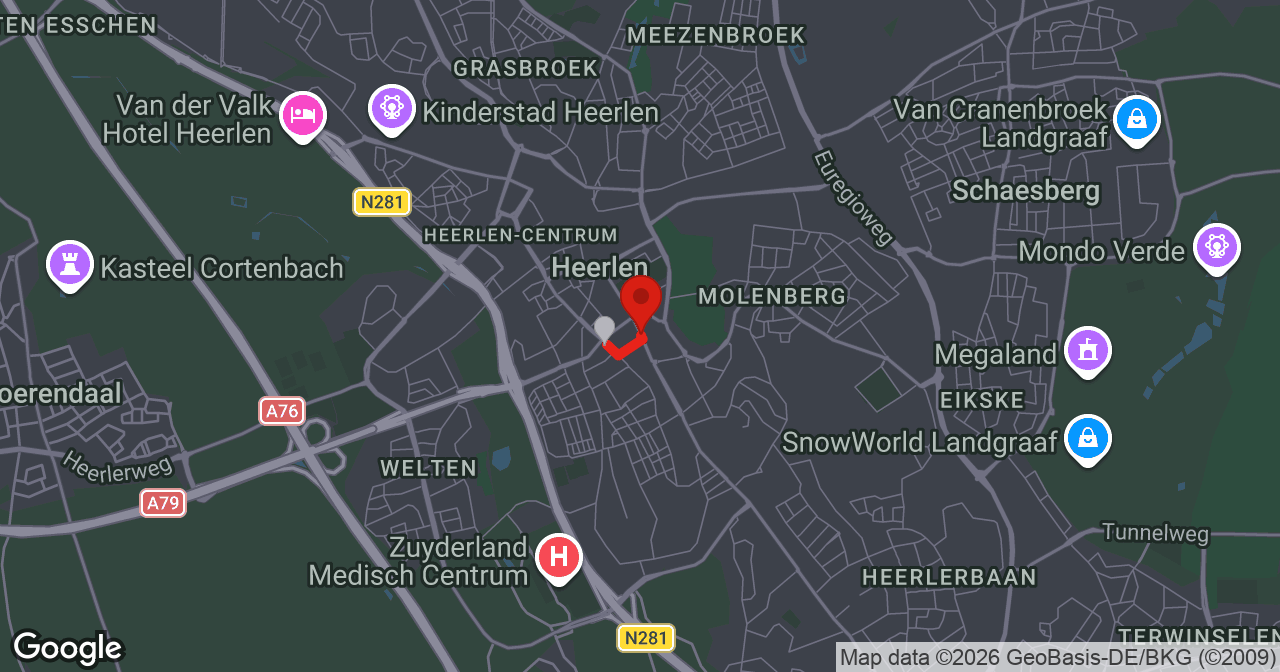 Kaart van de meldlocatie