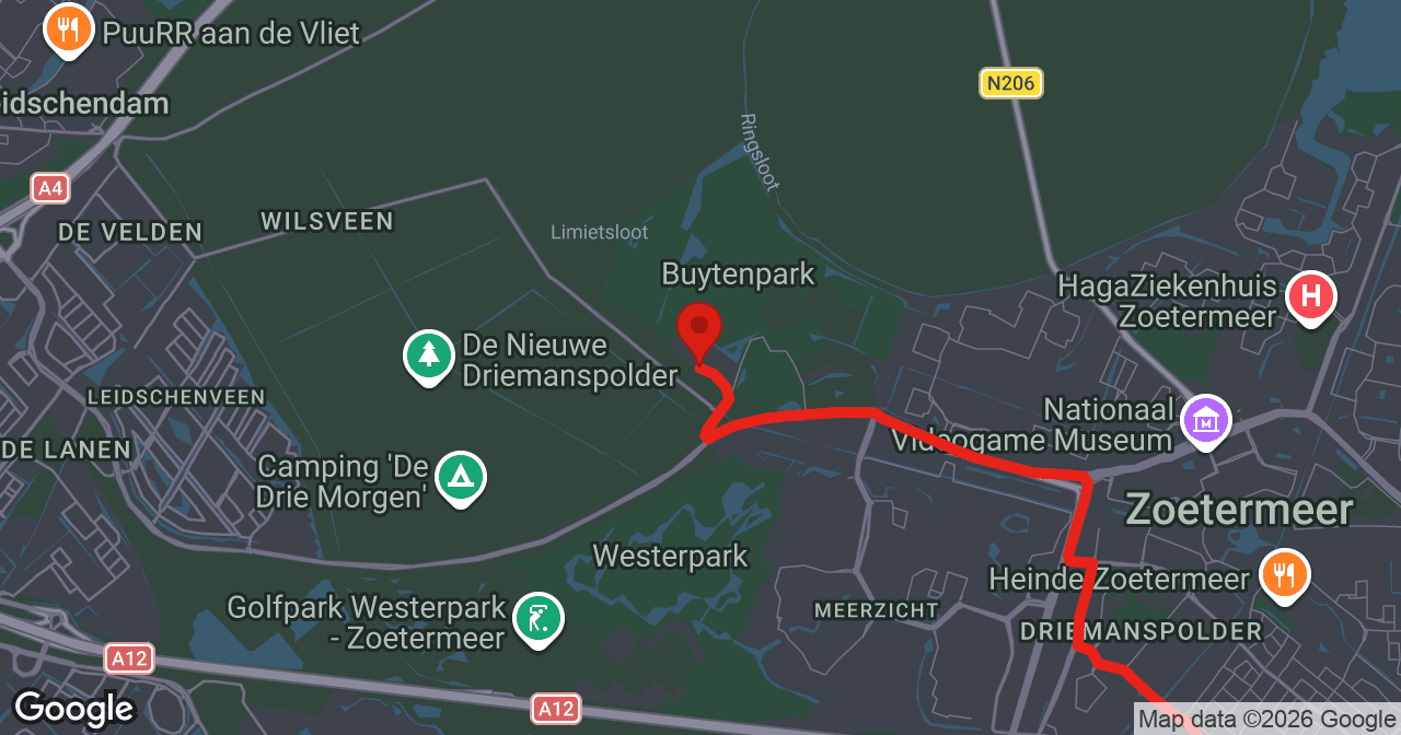 Kaart van de meldlocatie