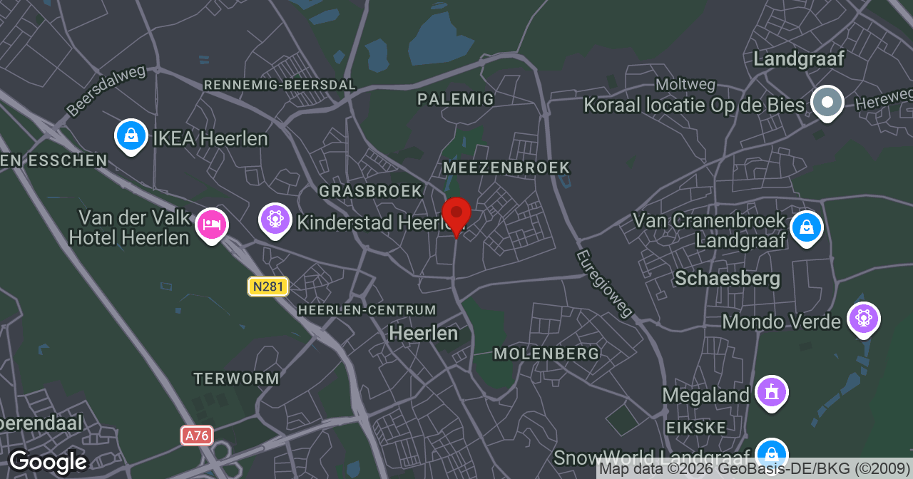 Kaart van de meldlocatie