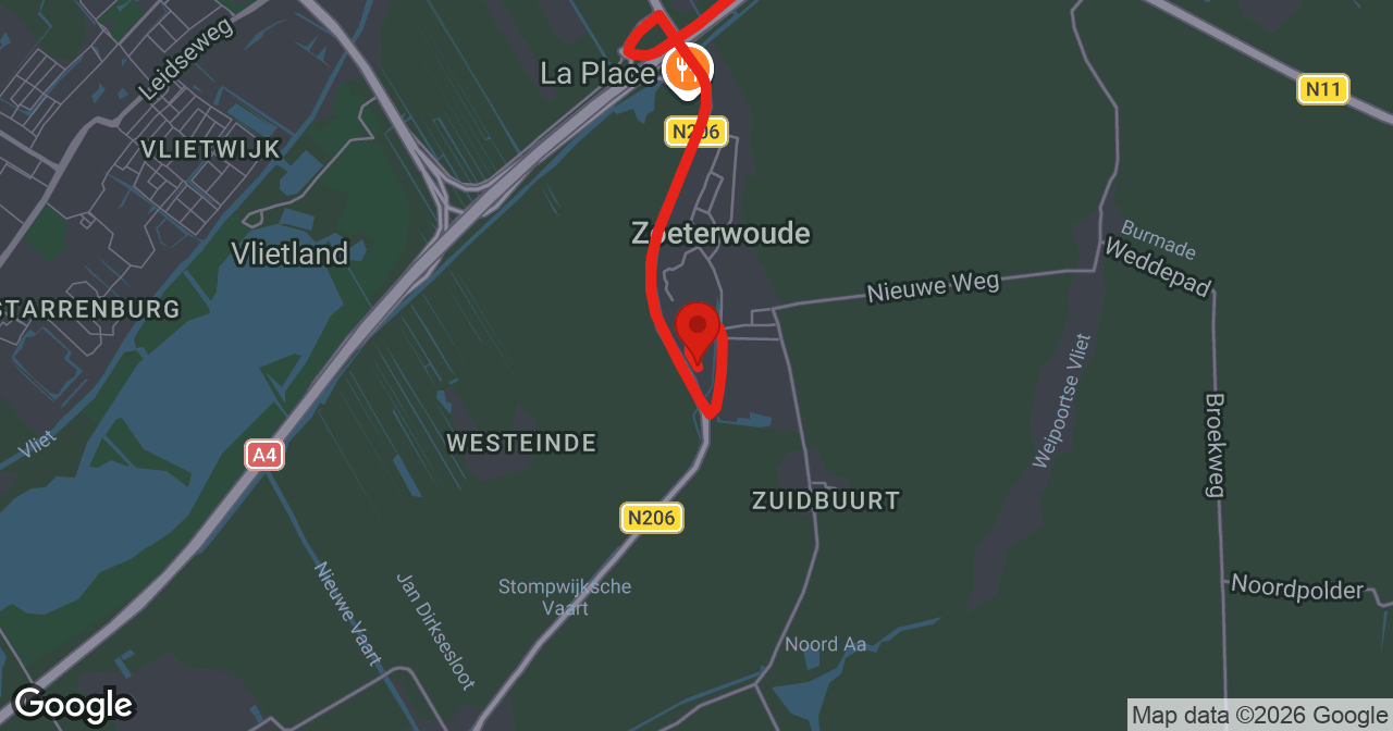 Kaart van de meldlocatie