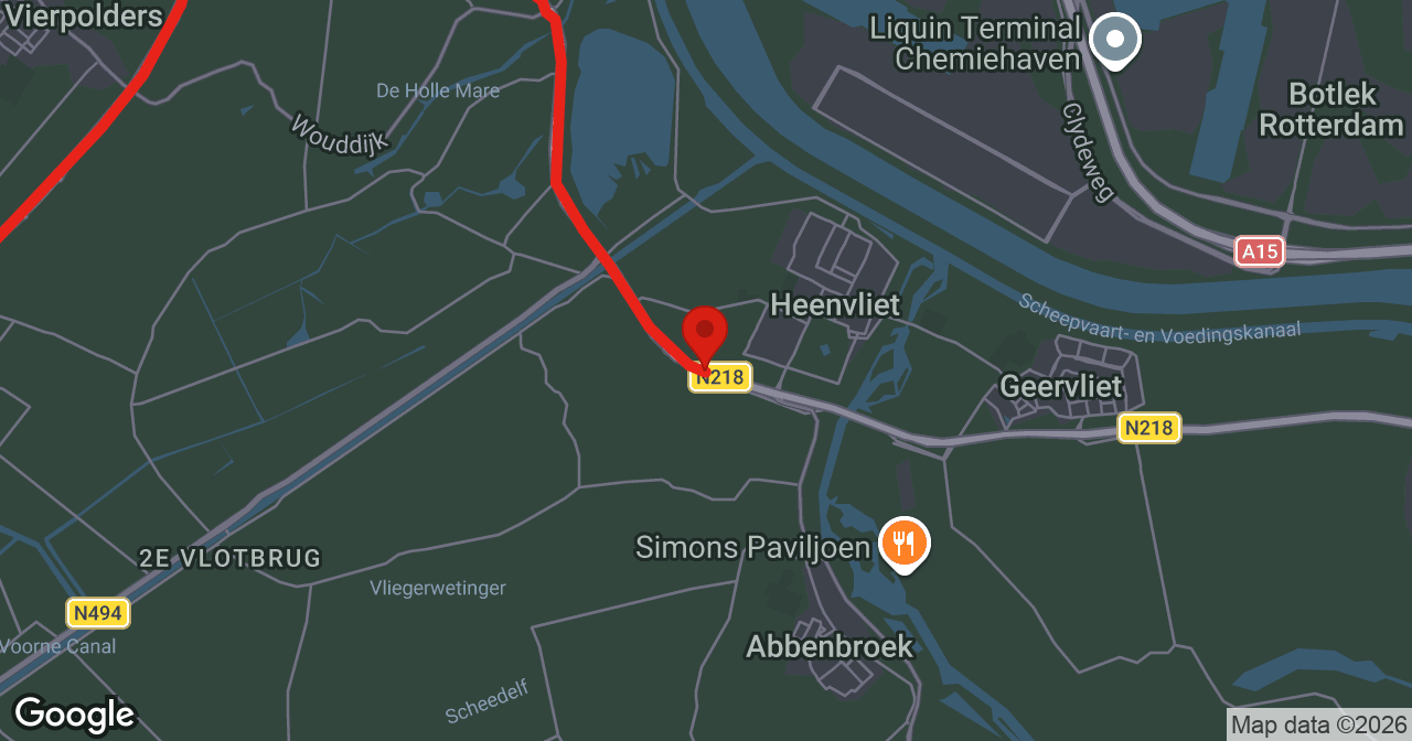 Kaart van de meldlocatie