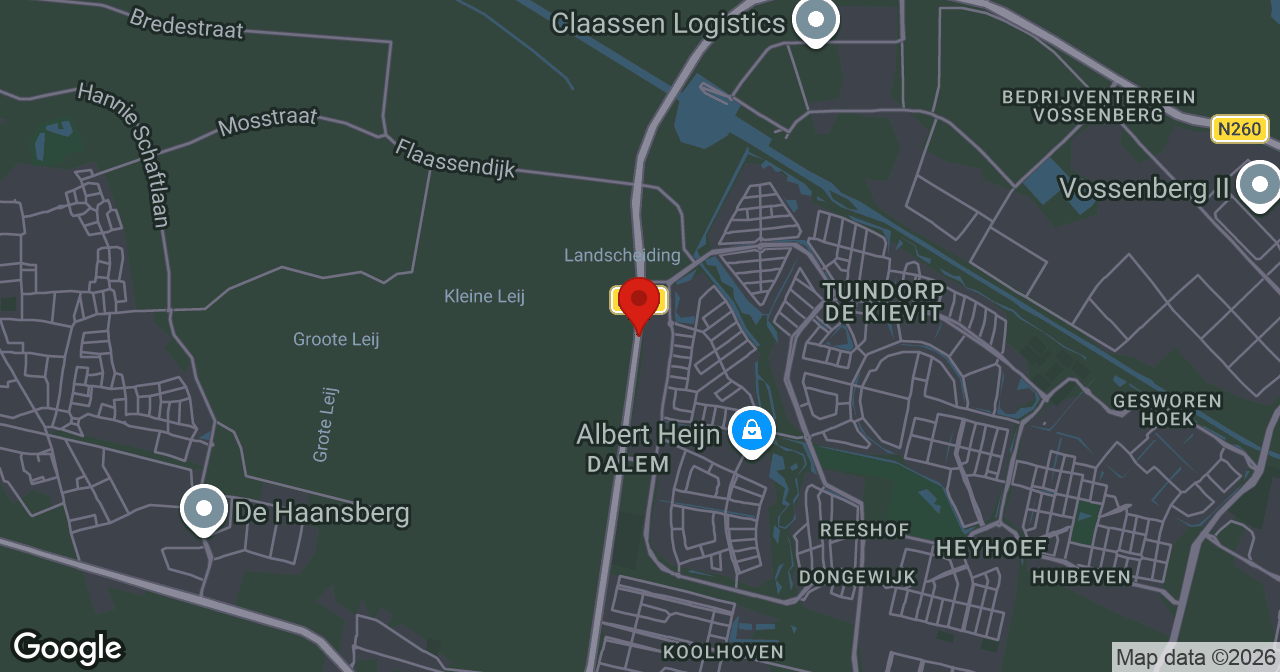 Kaart van de meldlocatie