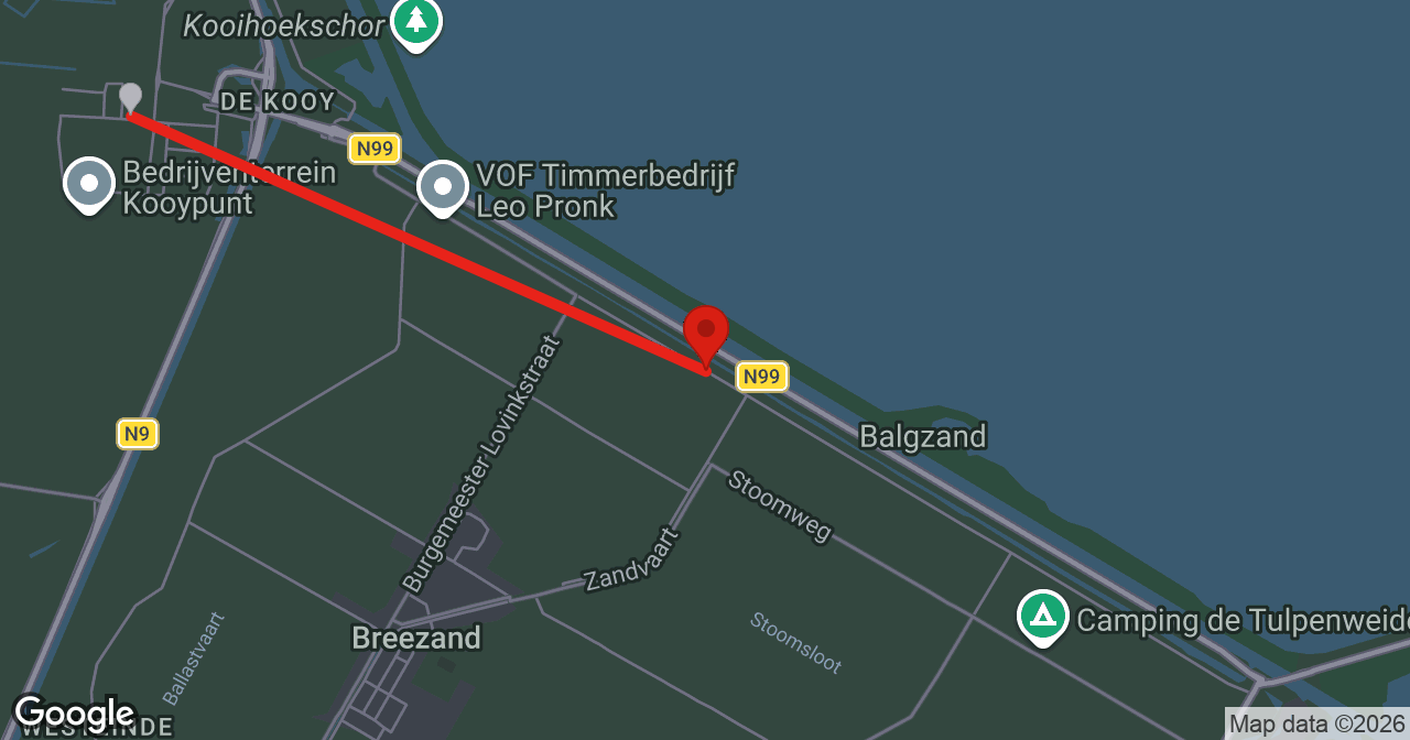 Kaart van de meldlocatie