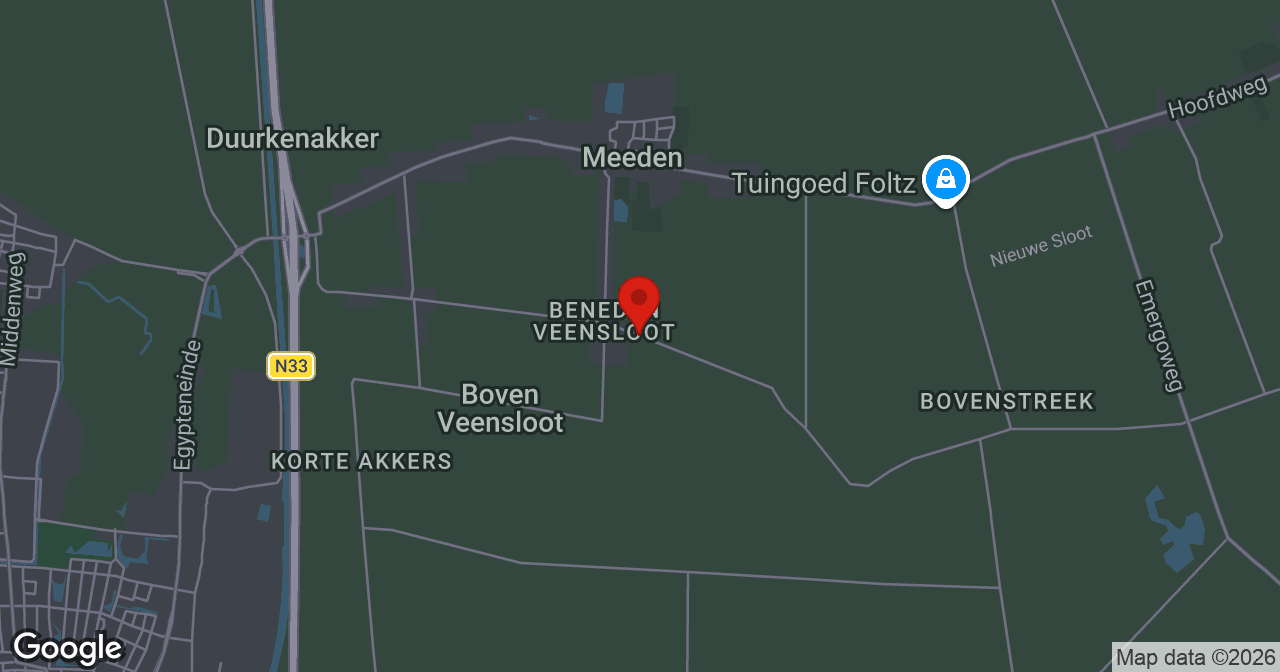 Kaart van de meldlocatie