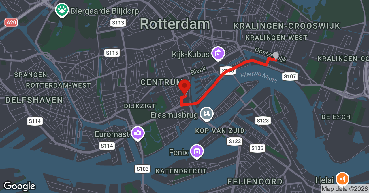 Kaart van de meldlocatie