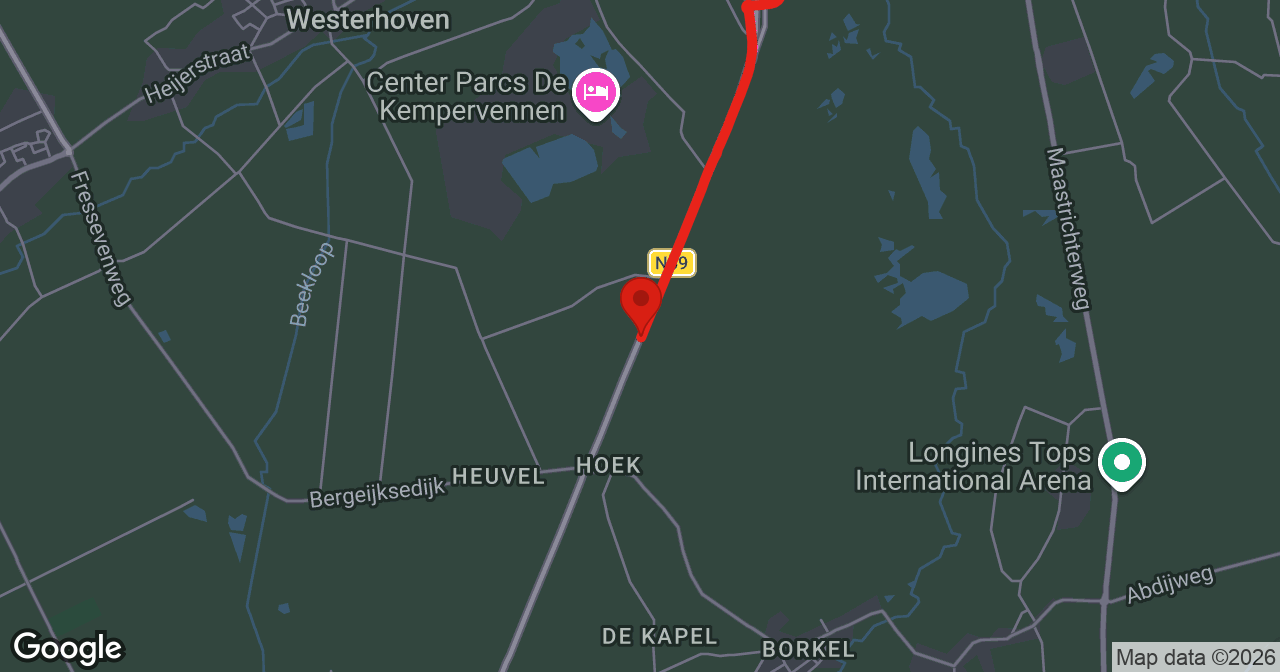 Kaart van de meldlocatie